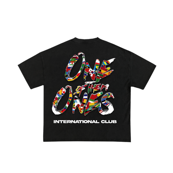Organik Lyfestyle - 1OFTHEM1's International Club - Black T-Shirt