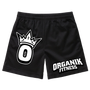 Organik Fitness - Men's Workout Mesh Shorts - Breathable - Black