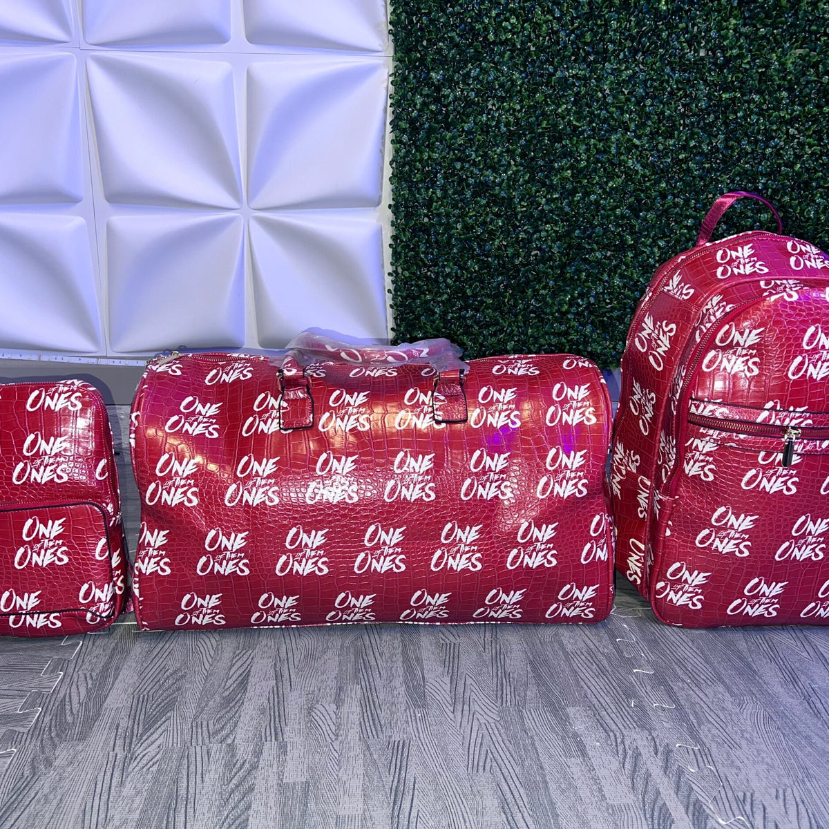 One Of Them Ones Billionaire Duffle Bag - Red Colorway