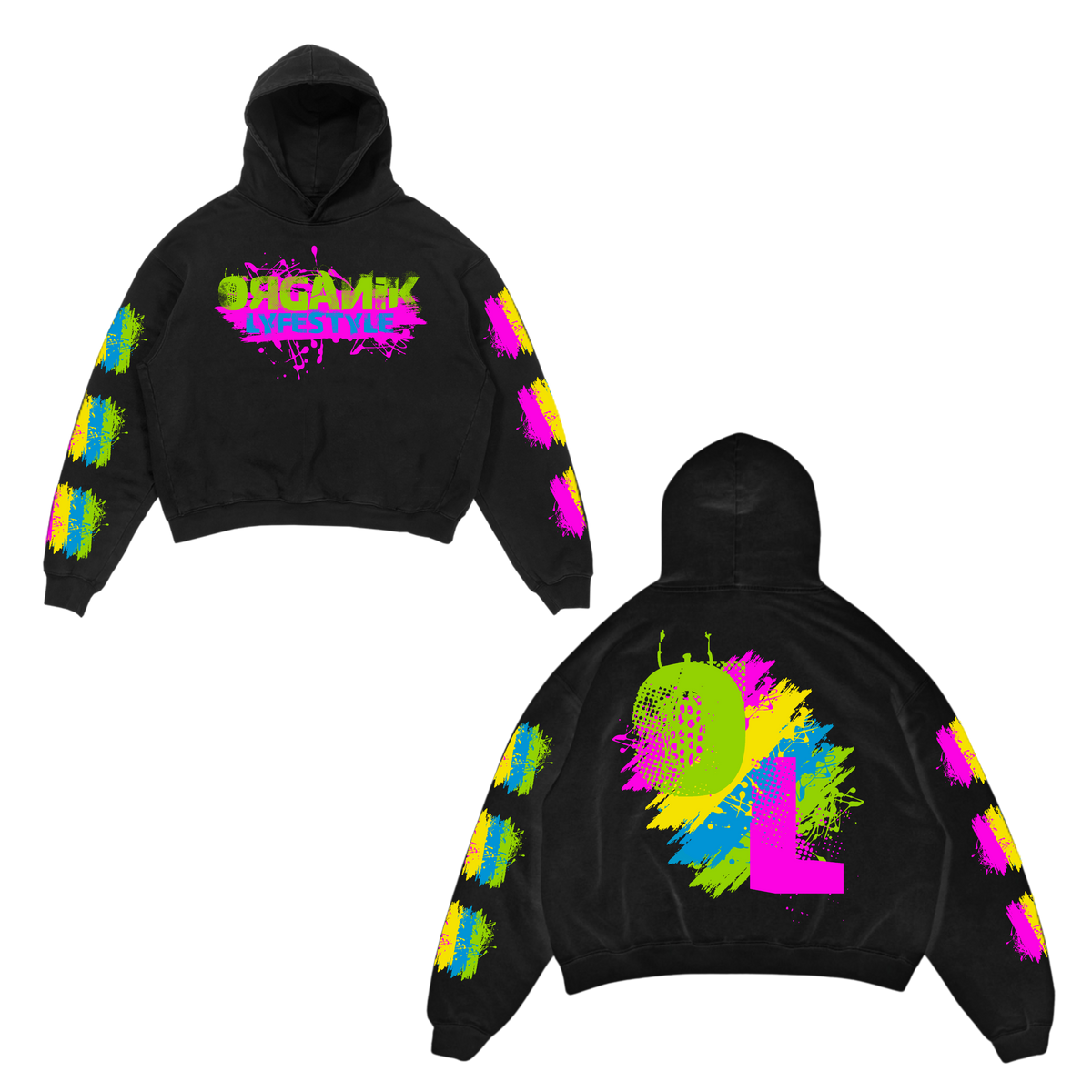 Organik Lyfestyle - OL Paint Hoodie