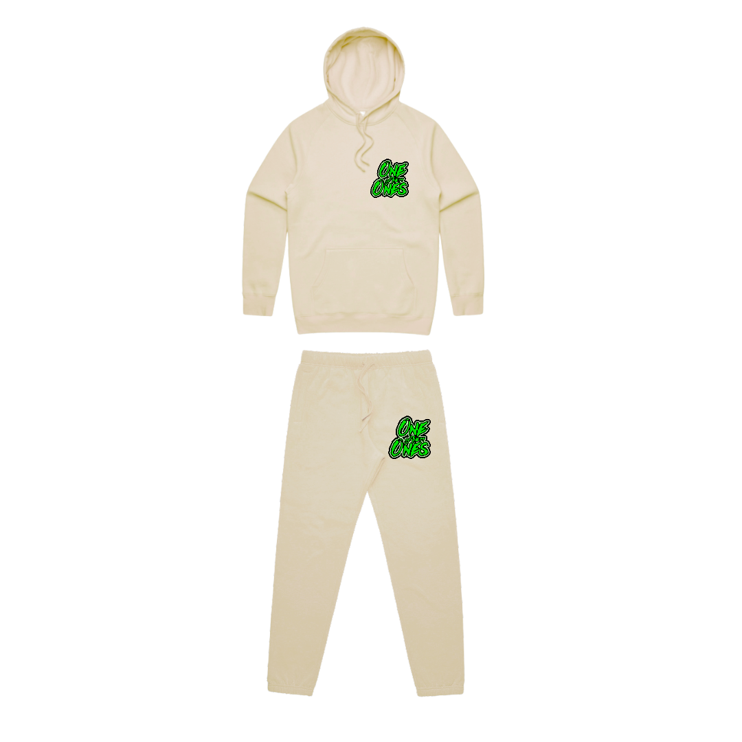 Organik Lyfestyle - 1OFTHEM1's Khaki & Green Sweatsuit