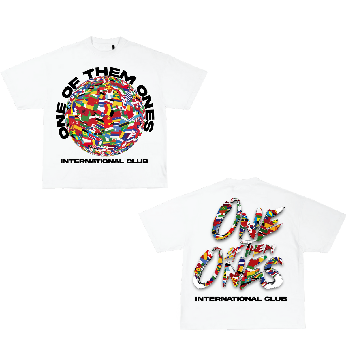 Organik Lyfestyle - 1OFTHEM1's International Club - White T-Shirt